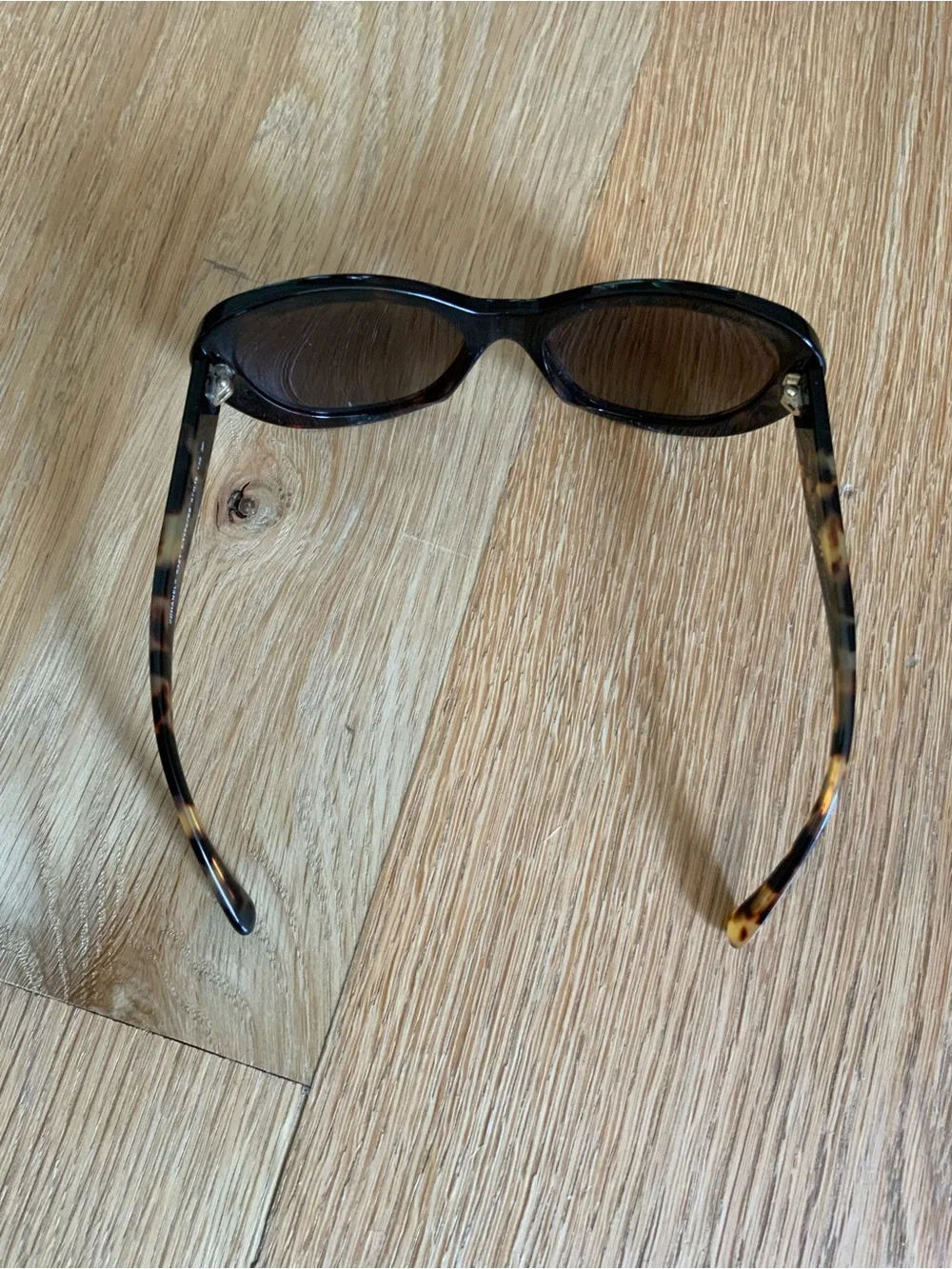 CHANEL brown tortoise